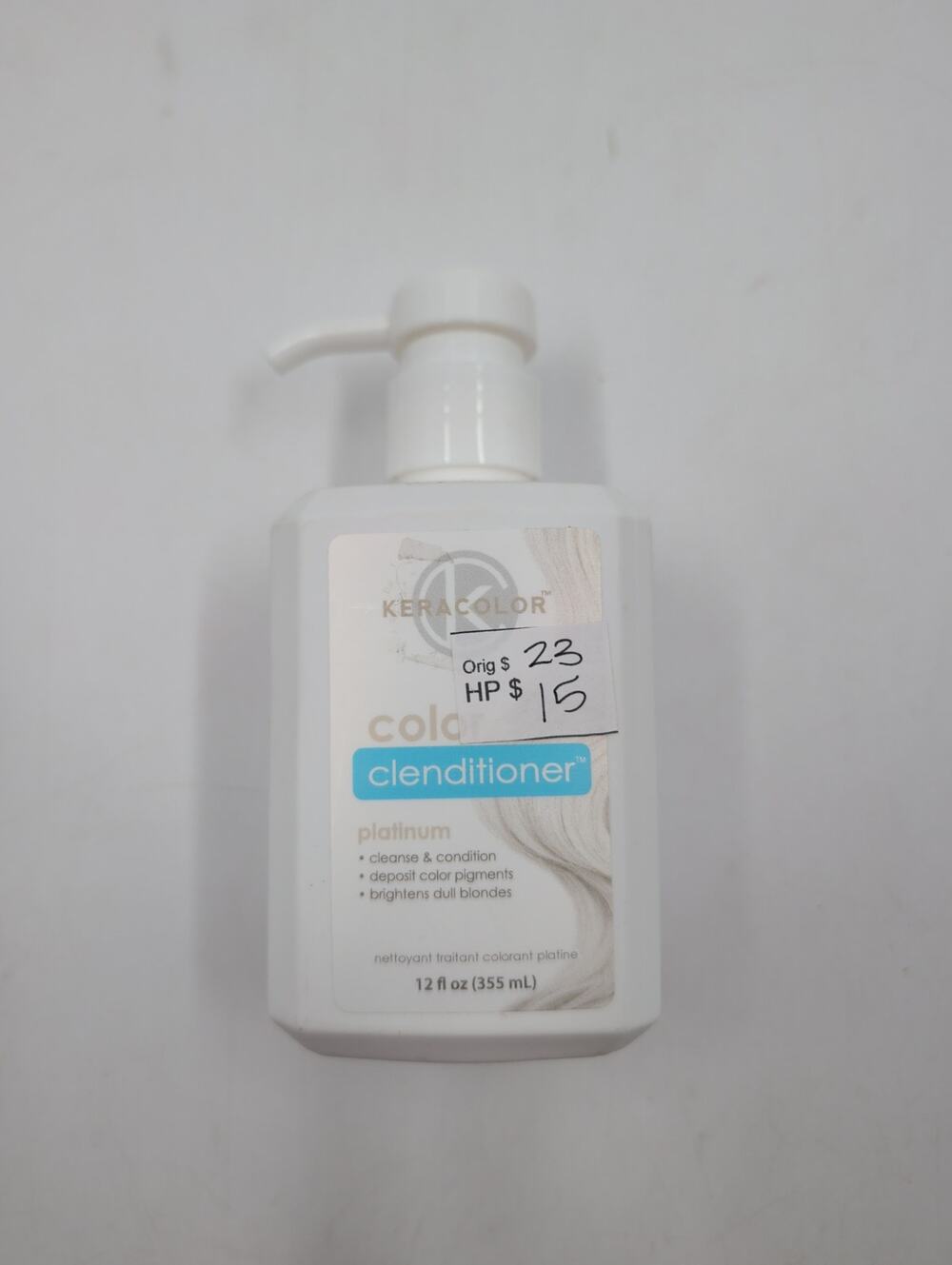 NEW Keracolor: Color + Clenditioner Temporary Hair Color- PLATINUM